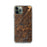 Custom iPhone 11 Pro Weiss Lake Alabama Map Phone Case in Ember