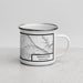 Right View Custom Wenatchee Washington Map Enamel Mug in Classic