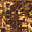 West Bend Wisconsin Map Print in Ember Style Zoomed In Close Up Showing Details