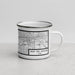 Right View Custom West Des Moines Iowa Map Enamel Mug in Classic