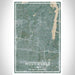 Westerville Ohio Map Print Portrait Orientation in Afternoon Style With Shaded Background
