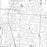 Westerville Ohio Map Print in Classic Style Zoomed In Close Up Showing Details