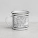 Left View Custom Westerville Ohio Map Enamel Mug in Classic
