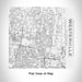 Rendered View of Westerville Ohio Map Engraving on 17oz Stainless Steel Insulated Tumbler in White