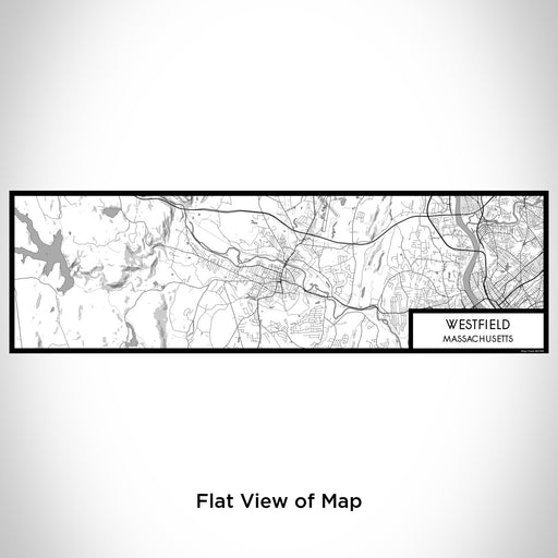 Flat View of Map Custom Westfield Massachusetts Map Enamel Mug in Classic