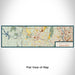 Flat View of Map Custom Westfield Massachusetts Map Enamel Mug in Woodblock