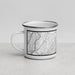 Left View Custom West Haven Connecticut Map Enamel Mug in Classic