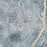 West Lafayette Indiana Map Print in Afternoon Style Zoomed In Close Up Showing Details