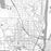 West Lafayette Indiana Map Print in Classic Style Zoomed In Close Up Showing Details