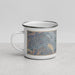 Left View Custom Westlake Village California Map Enamel Mug in Afternoon
