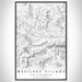 Westlake Village California Map Print Portrait Orientation in Classic Style With Shaded Background