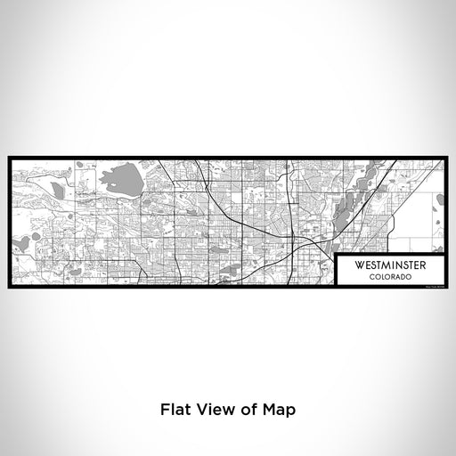 Flat View of Map Custom Westminster Colorado Map Enamel Mug in Classic