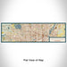 Flat View of Map Custom Westminster Colorado Map Enamel Mug in Woodblock