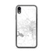 Custom West Monroe Louisiana Map Phone Case in Classic