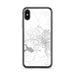 Custom West Monroe Louisiana Map Phone Case in Classic