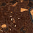 West Monroe Louisiana Map Print in Ember Style Zoomed In Close Up Showing Details
