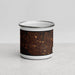 Front View Custom West Monroe Louisiana Map Enamel Mug in Ember
