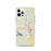 Custom West Monroe Louisiana Map iPhone 12 Pro Phone Case in Woodblock