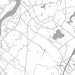 West Newbury Massachusetts Map Print in Classic Style Zoomed In Close Up Showing Details