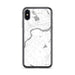 Custom iPhone X/XS West Newbury Massachusetts Map Phone Case in Classic
