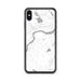 Custom iPhone XS Max West Newbury Massachusetts Map Phone Case in Classic