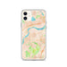 Custom iPhone 11 West Newbury Massachusetts Map Phone Case in Watercolor