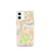 Custom iPhone 12 mini West Newbury Massachusetts Map Phone Case in Watercolor