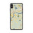 Custom iPhone XS Max West Newbury Massachusetts Map Phone Case in Woodblock