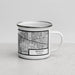 Right View Custom Weston Florida Map Enamel Mug in Classic