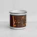 Front View Custom Weston Florida Map Enamel Mug in Ember