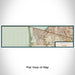 Flat View of Map Custom Weston Florida Map Enamel Mug in Woodblock