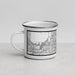 Left View Custom West Palm Beach Florida Map Enamel Mug in Classic