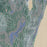 West Point New York Map Print in Afternoon Style Zoomed In Close Up Showing Details