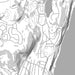 West Point New York Map Print in Classic Style Zoomed In Close Up Showing Details