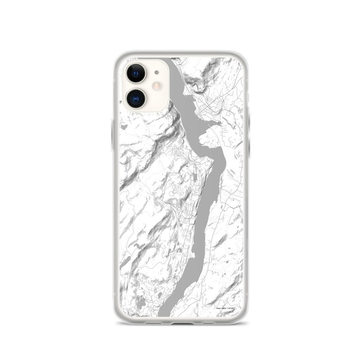 Custom West Point New York Map Phone Case in Classic