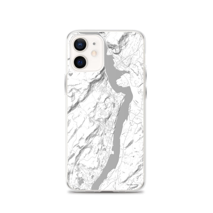 Custom West Point New York Map iPhone 12 Phone Case in Classic