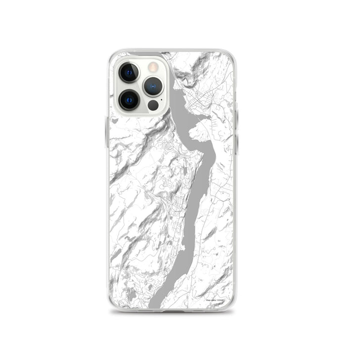 Custom West Point New York Map iPhone 12 Pro Phone Case in Classic