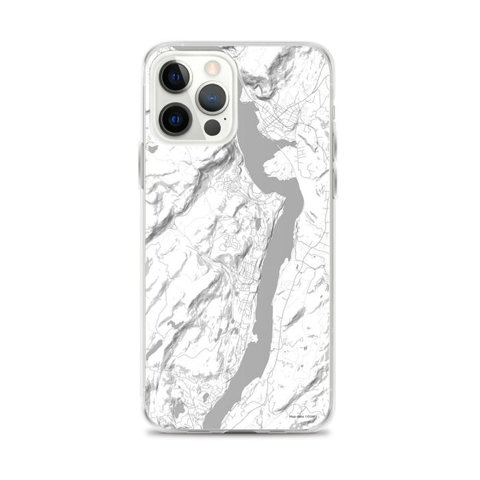 Custom West Point New York Map iPhone 12 Pro Max Phone Case in Classic
