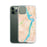 Custom West Point New York Map Phone Case in Watercolor on Table with Laptop and Plant