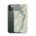 Custom West Point New York Map Phone Case in Woodblock on Table with Laptop and Plant