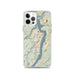 Custom West Point New York Map iPhone 12 Pro Phone Case in Woodblock