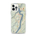 Custom West Point New York Map iPhone 12 Pro Max Phone Case in Woodblock