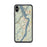 Custom West Point New York Map Phone Case in Woodblock