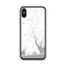 Custom iPhone X/XS West Tisbury Massachusetts Map Phone Case in Classic