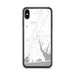 Custom iPhone XS Max West Tisbury Massachusetts Map Phone Case in Classic