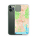Custom West Tisbury Massachusetts Map Phone Case in Watercolor
