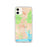 Custom iPhone 11 West Tisbury Massachusetts Map Phone Case in Watercolor