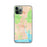 Custom iPhone 11 Pro West Tisbury Massachusetts Map Phone Case in Watercolor