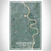 Wethersfield Connecticut Map Print Portrait Orientation in Afternoon Style With Shaded Background