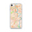 Custom iPhone SE Wethersfield Connecticut Map Phone Case in Watercolor